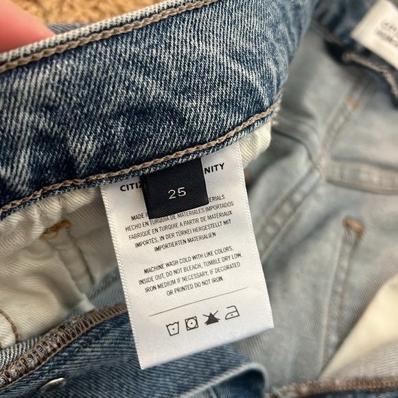 Citizens of Humanity Jolene High Rise Straight Leg Jeans - size 25 - Picture 5 of 6